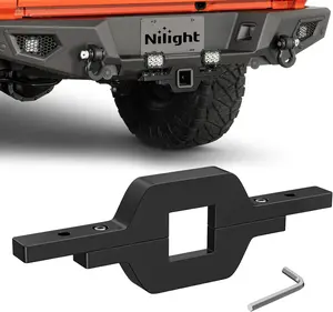 Nilight 1-1/4 inch Towing Hitch Mount Bracket for Truck Trailer RV SUV Pick Up fit Dual LED Work Light Reverse Rear Back Up Off Road Lights(Towing Hitch Mount Bracket) Without Light Mounting