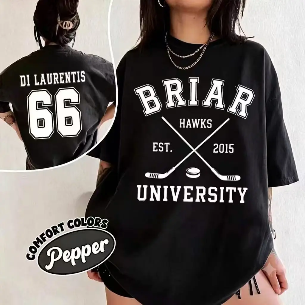 Briar University Di Laurentis 66 Shirt, Off-Campus Crewneck, Hockey Romance Shirt, Briar U Sweatshirt, Campus Hockey