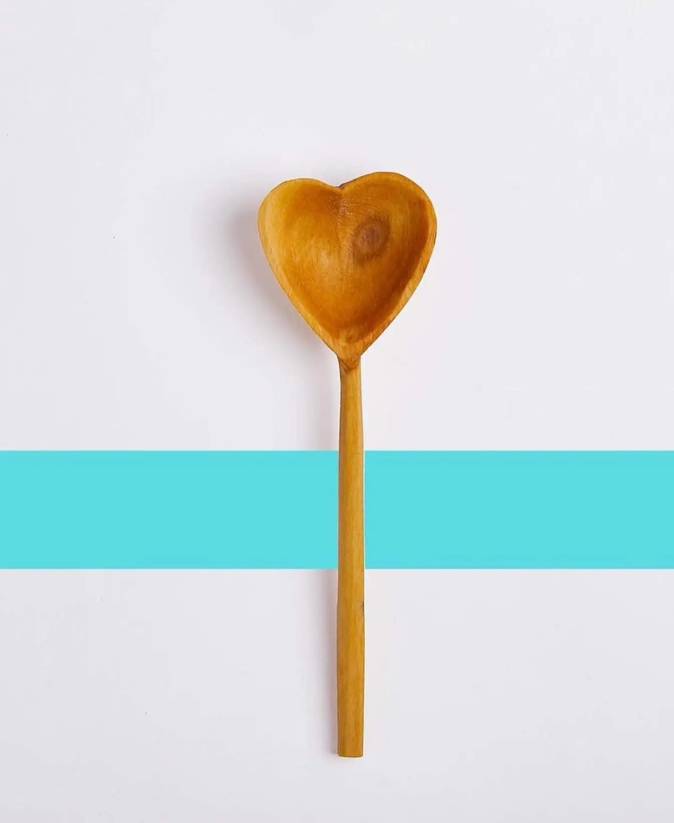 Hand-Carved Heart Teaspoon