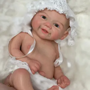 Reborn Baby Doll 13 Inch Full Body Soft Silicone, Cute Reborn Girl Doll, Lifelike Newborn Baby Doll with Birth Certificate and Accessories, Perfect Christmas Gift and Birthday Present for Children Aged 3 and Up