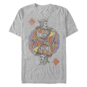 Men's Lost Gods Distressed King of Diamonds T-Shirt