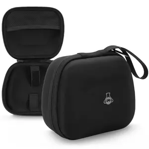 FUNLAB Switch Pro Controller Case Compatible with Nintendo Switch/PS5/Xbox Controller, Portable Travel Carrying Case, Hard Shell EVA Protective Controller Case - Black