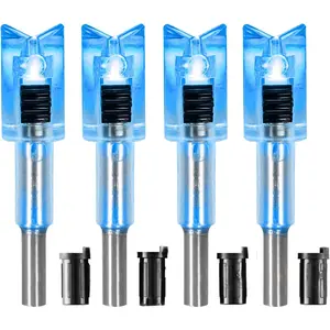 Crossbow Lighted Nock with ON/Off  4 Pack with .285"/.297"/.300"/.305" Bushings LED Nock Universal Fit for
