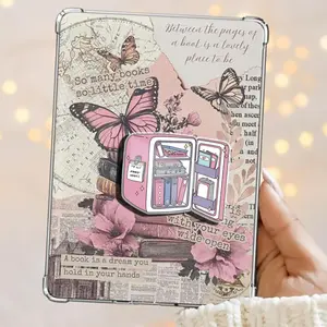 Pastel Library on the Go – Books, Bookmarks & Dreams Inside Kindle Accessories Phone Holder PopSocket Phone Grip Magnetic Pop Socket Phone Grip