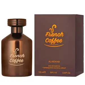 Al Rehab French Coffee for Unisex Eau de Parfum Spray, 3.33 Ounce