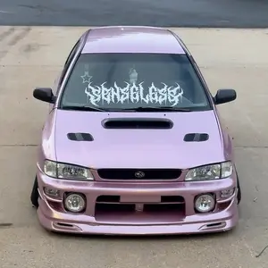 Metal Logo Front Windshield Vinyl Car Window Banner Metal Logo Front Windshield Vinyl Car Window Banner