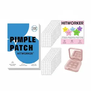 Pimple Patch Bundle, Acne Stickers, 800 White Hydrocolloid Patches and 60 Pink Star-Shaped Hydrogel Patches, Gentle Acne Spot Treatment for All Skin Types, Travel-Friendly Packaging