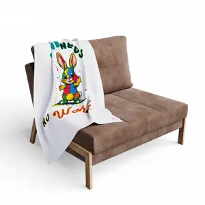 Autism Awareness Home Decor, Support Puzzle Piece Pattern Throw, Cozy Sensory Lap Blanket.