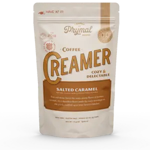 Salted Caramel - Prymal Sugar-Free Coffee Creamer - Non-GMO, Gluten-free, Deliciously Rich, Natural Powder Made with Coconut and MCT Oil