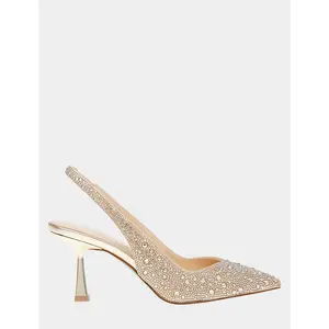 Betsey Johnson CLARK HEELS GOLD Betsey Johnson CLARK HEELS GOLD