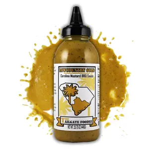 Lowcountry Gold Carolina Mustard Barbecue Sauce | Small Batch BBQ perfect Flavor for Grilling, Smoking, or Cooking Wings, Chicken, Beef, Pork, and Seafood | 15.75 oz. Bottle
