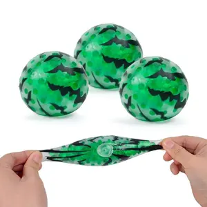 Realistic Watermelon Squishies Gel Bead Hand Pinch Super Soft Squeezable Anti Stress Sensory Soothing Fidget Toy