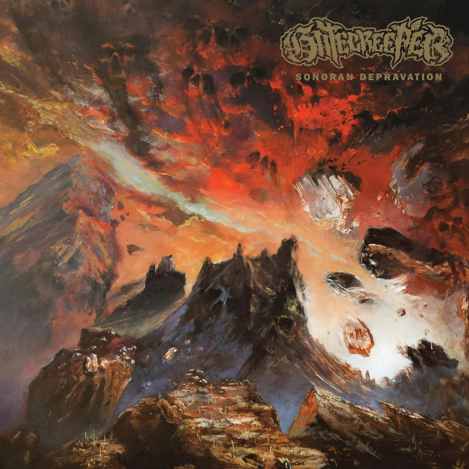 Gatecreeper - Sonoran Depravation  [VINYL RECORD - LP] Black, Colored Vinyl, Red, Yellow