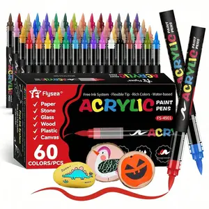 Professional Artist Marker Set, 12/24/48/60/72/120/200 Colors, Soft Brush Tips, Waterproof, Ideal for Art, Gifts, School Supplies, Coloring Book Markers