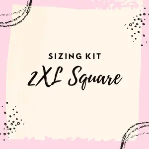 Press-on Nail Sizing Kit: 2XL Square