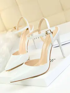 Women's Fashionable Solid Color Stiletto Heels, Classy Heeled Footwear, Elegant Pointed Toe High Heels for Party, Daily Clothing Decor for Women & Girls Classy Stiletto Party Shoes