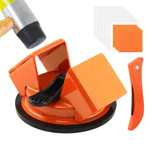 Floor Gap Fixer Tool, Heavy Duty Floor Gap Repair Kit, Includes 10 Sticky Pads 4 Buffer Pads and Seam Cleaning Tools for  Floor, Laminate, Vinyl Plank, Hardwood