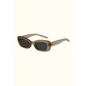 Anya Polarized Sunglasses in Olive Green
