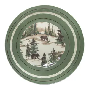 Joshua Melamine Dinner Bowls, Set of 4
