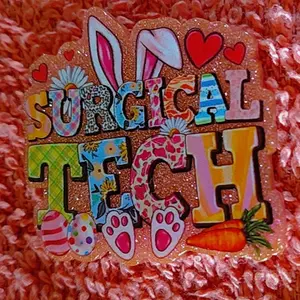 Surgical Tech Bunny Badge Reel