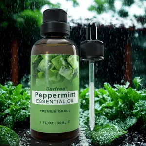 Natural Peppermint Essential Oil for Home & DIY - Fresh Minty Scent - 30ml Bottle