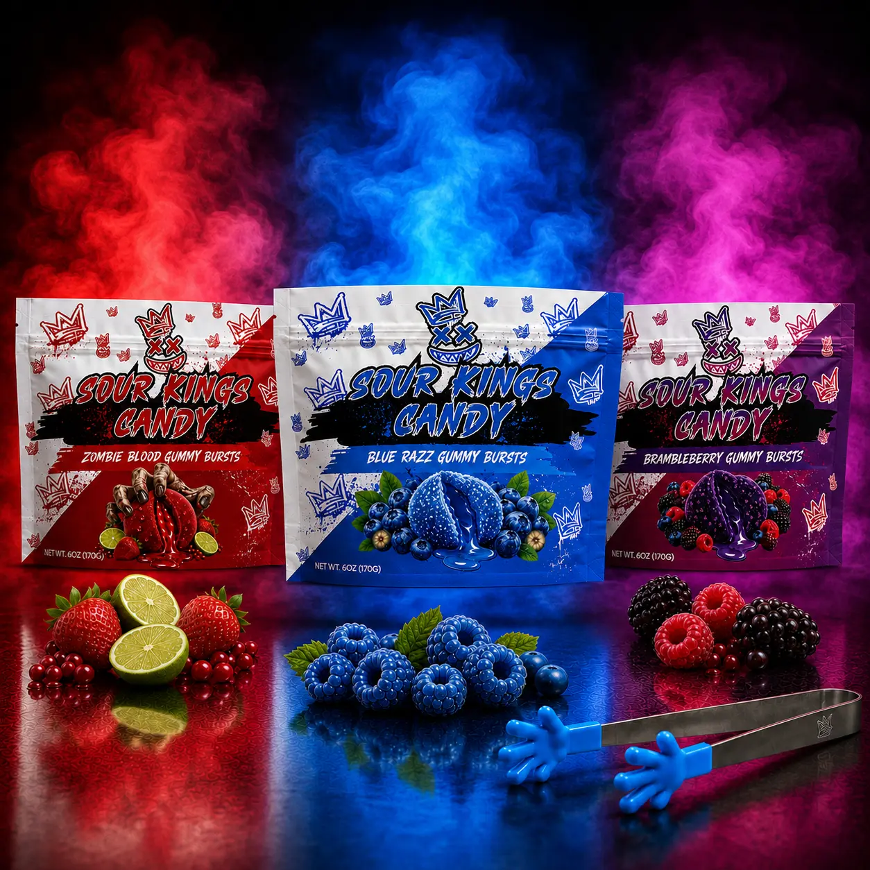 Zombie Blood + Brambleberry + Blue Razz 3-Bag Bundle