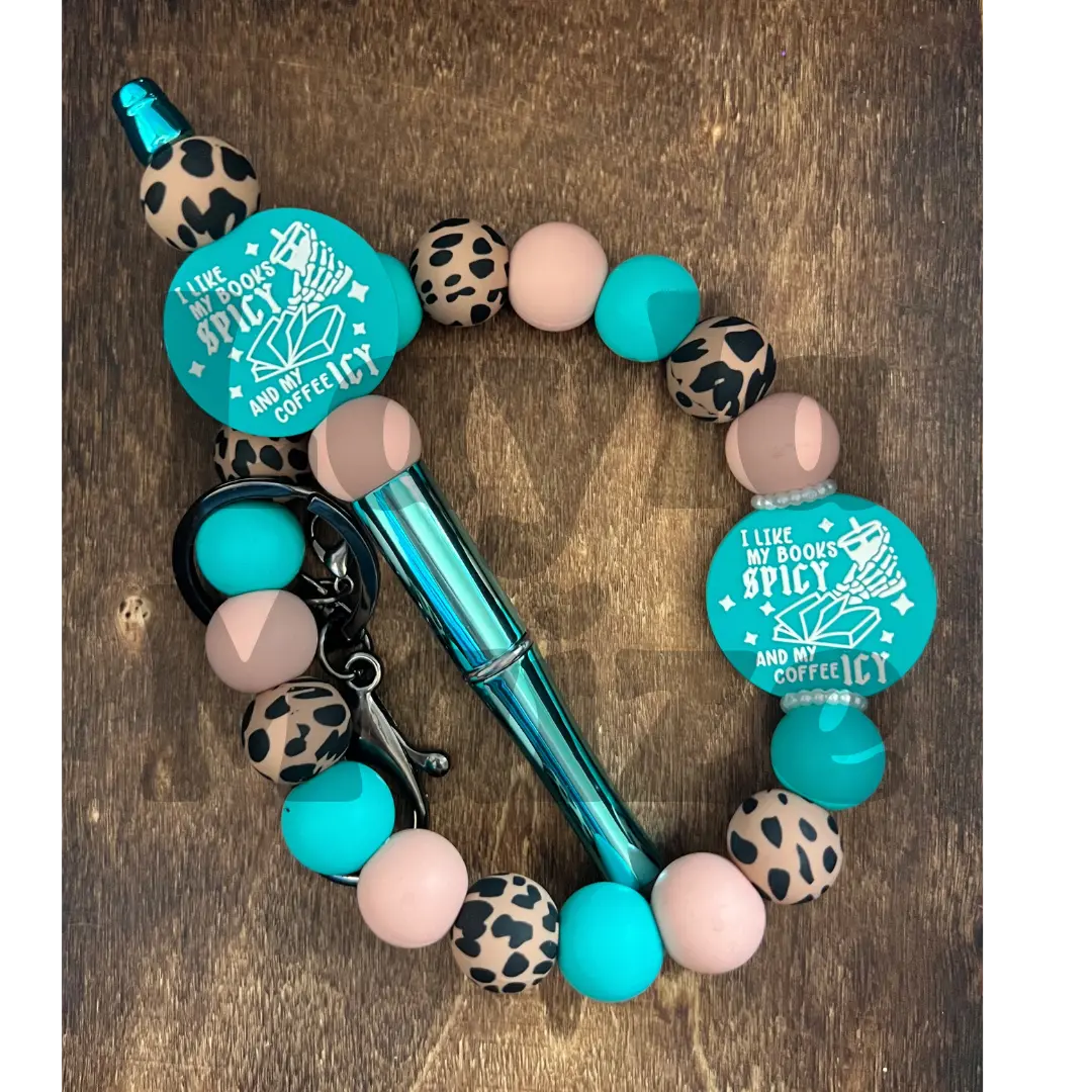 Turquoise Spicy Icy Keychain & Pen Set