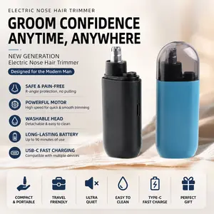 Mini Portable Nose Hair Trimmer (Rechargeable)
