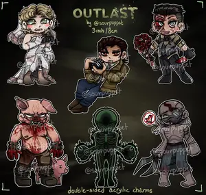 GACHIACUTA Acrylic Keychain Set | Keychain Set (9 pieces) | An Essential Valentine's Day Gift | Exclusive Collection, First Edition