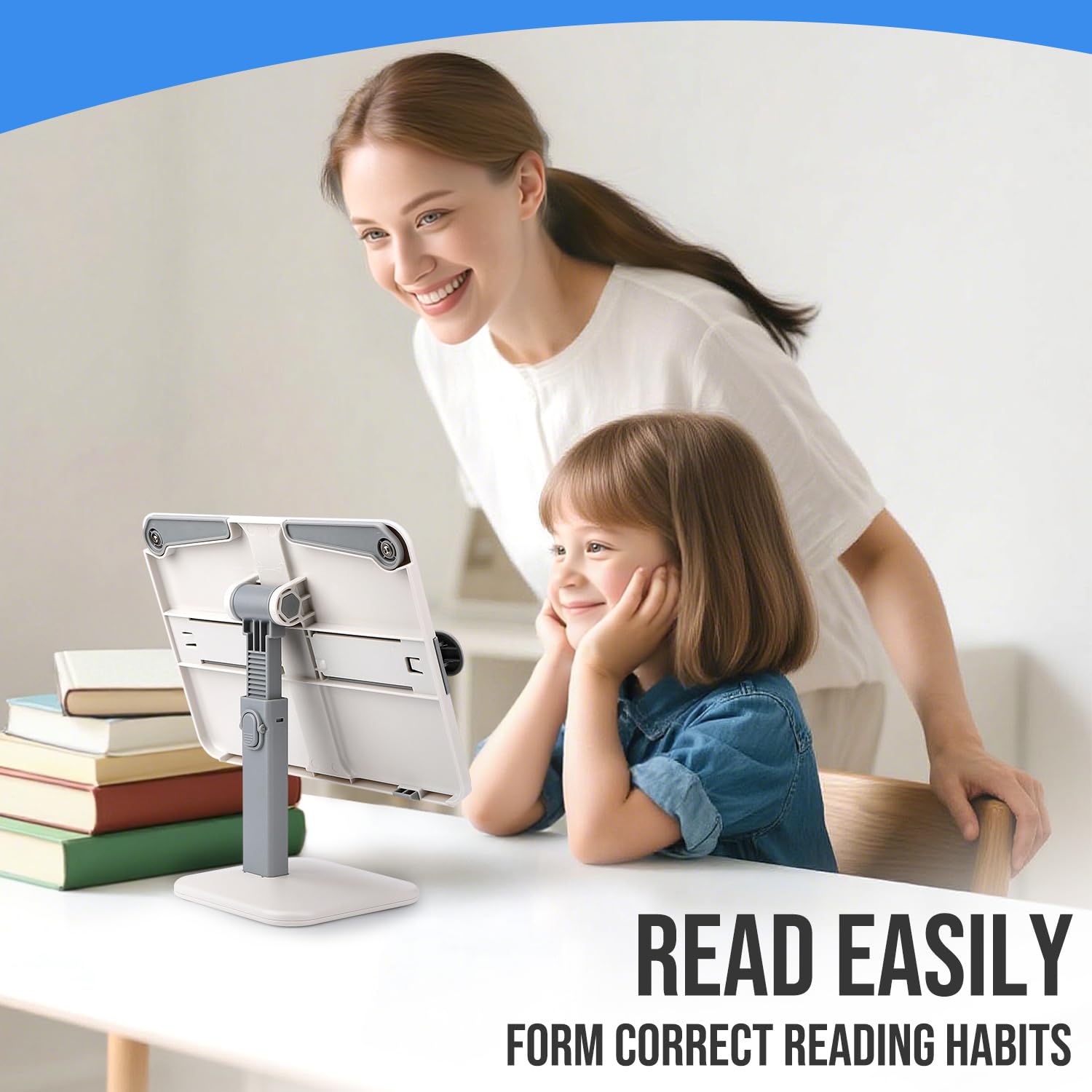 Tablet Stand Holder,Adjustable Foldable Lightweight Laptop Book Stand for Desk,Monitor Holder Multi-Functional Rest Tray Recipes Textbook Cookbook Magazine Laptop Tablet DW Tablet Stand Holder,Adjustable Foldable Lightweight Laptop Book Stand for Desk,Monitor Holder Multi-Functional Rest Tray Recipes Textbook Cookbook Magazine Laptop Tablet DW