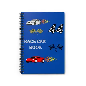 Cool Race Car Journal - Perfect for Young Motorsports Fans, Birthday Gift, School Supplies, Spiral Notebook, Race Car Lover's Diary,