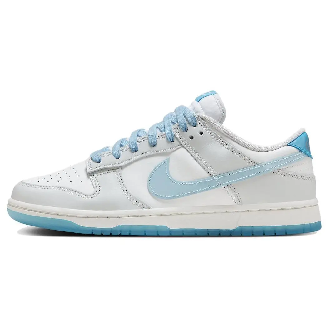 Nike Dunk Low 520 Pack Ocean Bliss Unisex Casual Lace-Up Low-Top Round-Toe Skate-Ready Skate Shoes FN3433-141