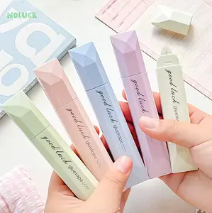 Noluck 5pcs Lucky Pen Style Double-Sided Tape, Roller Style Design, Easy to Apply And Stick, Convenient And Fast, Comfortable to Grip, Suitable for Accounting, Office Supplies, Note Pasting