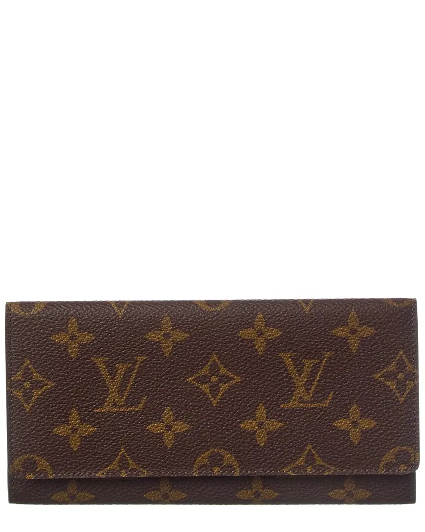 Louis Vuitton Brown Monogram Coated Canvas Wallet (Authentic Pre-Loved)