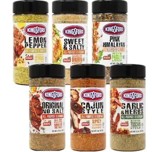 Kingsford Six Pack Variety Bundle Flavor Natural Spice Garlic Kingsford Six Pack Variety Bundle Flavor Natural Spice Garlic