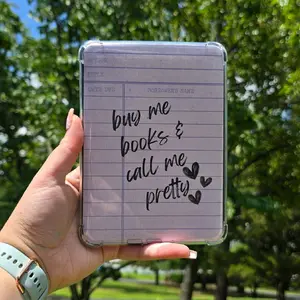 Purple Buy Me Books & Call Me Pretty Kindle Case Insert
