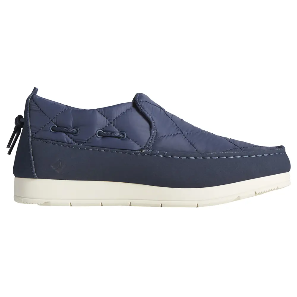 Sperry Womens Sperry Moc-Sider Quilted Nylon Flats Casual - Blue