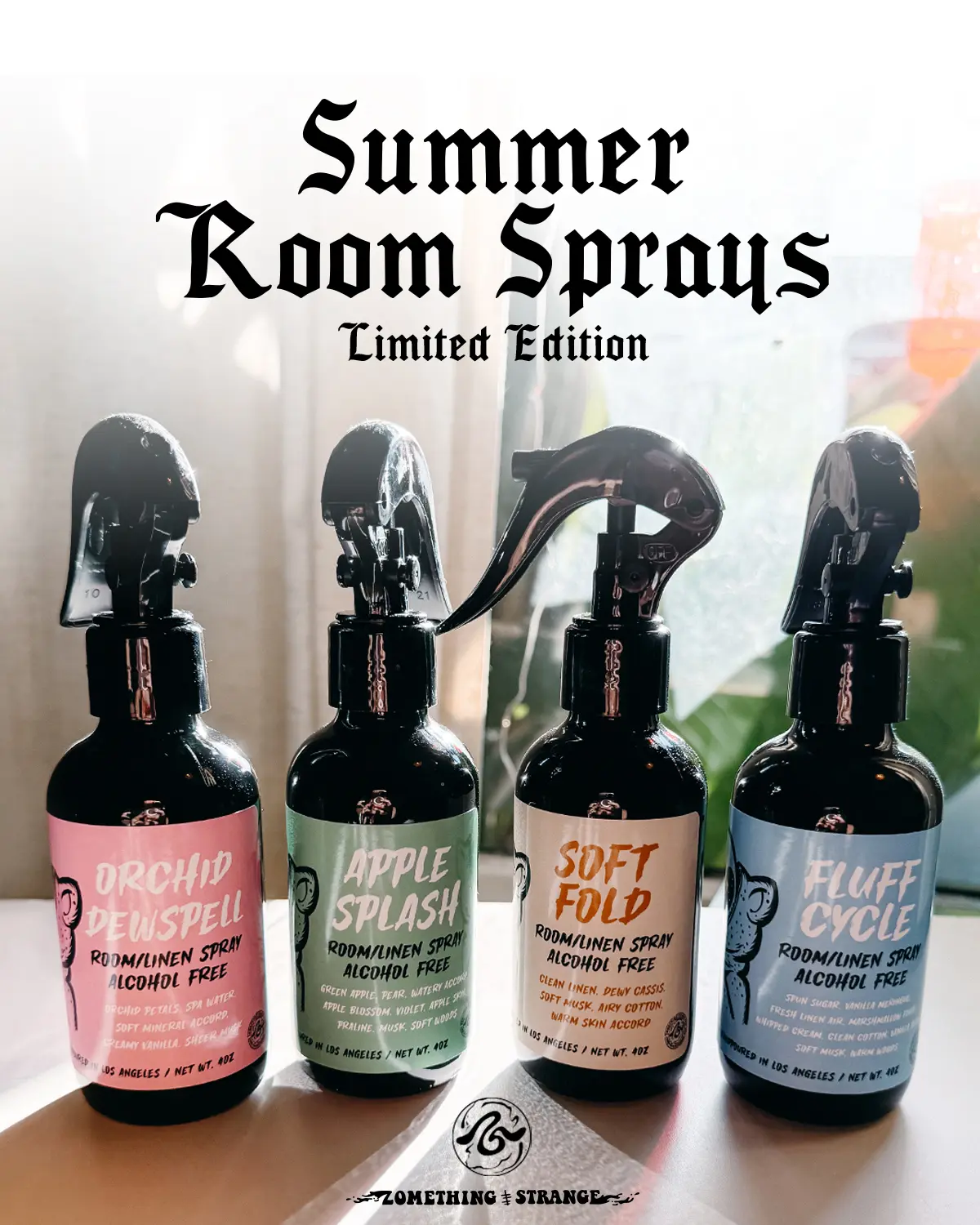 Summer Scented Room & Linen Sprays