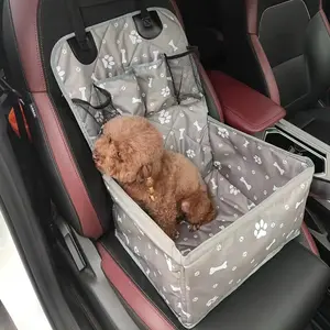 Car Pet Seat, Travel Dog Booster, Durable Pet Safe Seat, Easy to Clean, Safe and Comfortable, Suitable as a Car Co-Driver