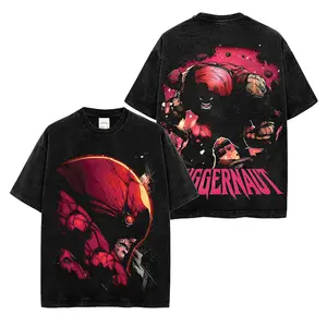 Juggernaut Premium Acid Washed Shirt, Cain Marko Shirt, Unstoppable Force Shirt, Character Comics Fans Shirt, Superhero T-Shirt, Comic Book Fans T-Shirt, Superhero Graphic Tee