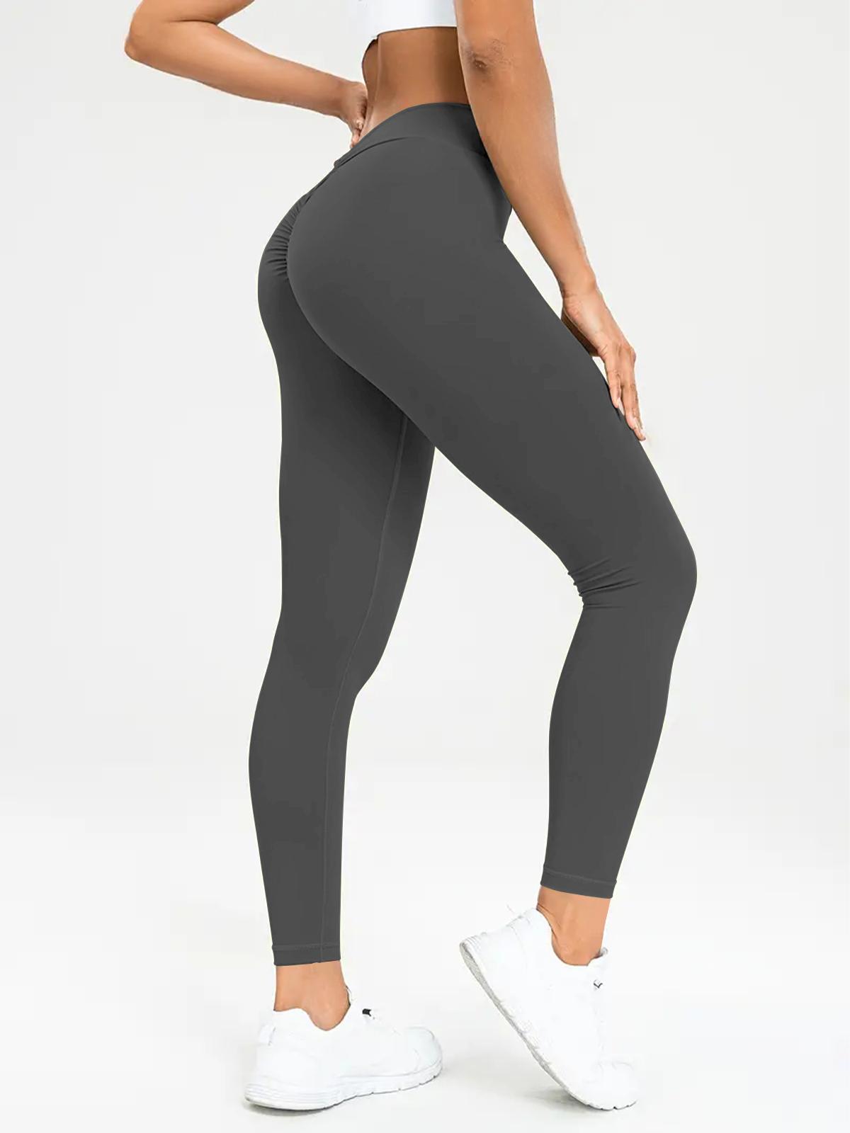 Women's Yoga Pants High Waist Lift High Elastic Tight Fitness Trousers