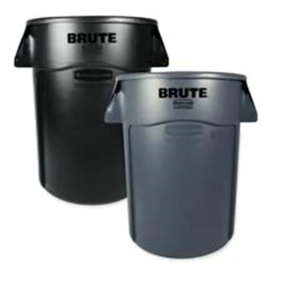 Baby & Maternity Room Decoration Ribbed Round Trashcan - 212 MAIN 44gal Rubbermaid Commercial Waste Bucket with Venting Channels, ProTouch Handles, Liner Cinch, Black