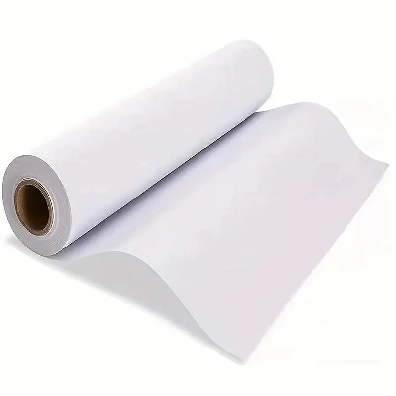 White painting paper roll. White art paper roll 44cm X 10m painting sketch paper holder paper, bulletin board paper gift packaging Stationery