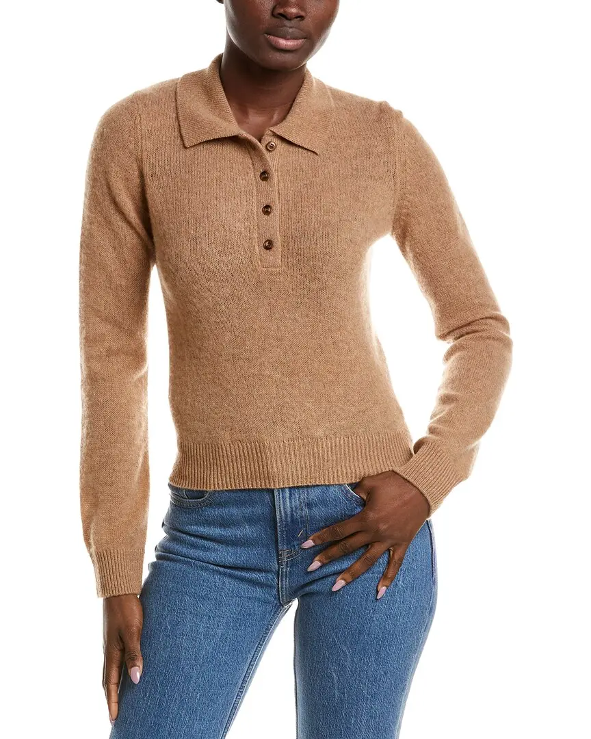 NAADAM Cloud Cashmere Polo Sweater