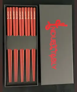 Indubitably Bamboo Chopsticks – Iconic Red