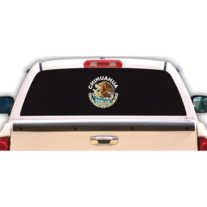 Chihuahua Mexican Flag Eagle States Aguila Decal Car Window Laptop Vinyl Sticker Escudo