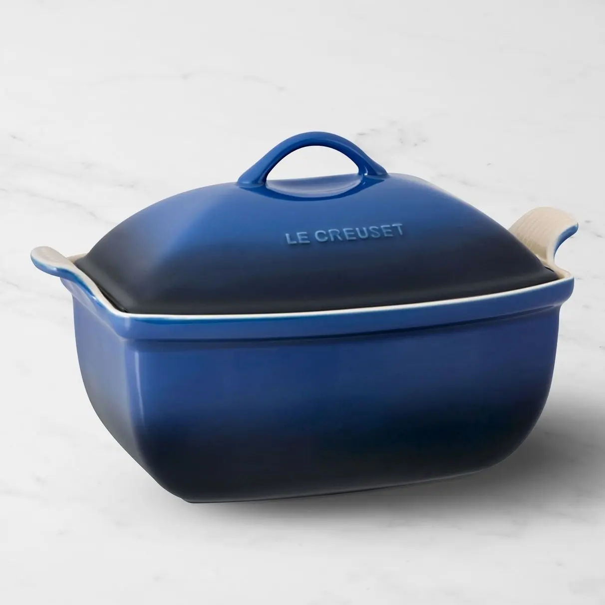Le Creuset Heritage Stoneware Deep Covered Baker, 4 1/2-Qt.