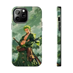 Roronoa Zoro 0NE @Piece Anime Case Compatible with iPhone 17 16 15Pro, 14, 13, 12, 11, 8, XR Mini, Pro Max, Plus & SAMSUNG GALAXY 21 S22 S23 S24 25 ULTRA PLUS Accessories Protection unisex