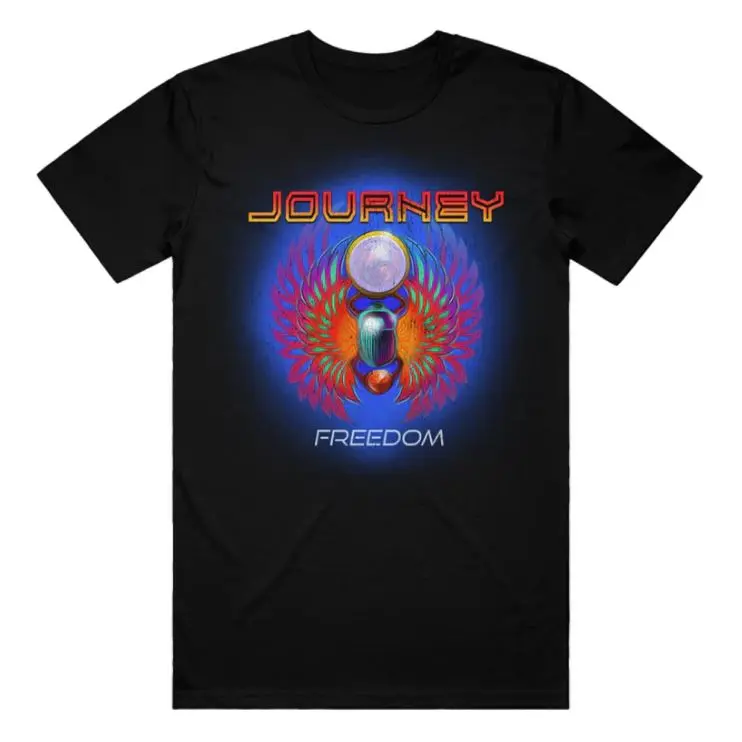 2026 Tour Tee – Journey Music Tshirt, Crystal Scarab Freedom Tee