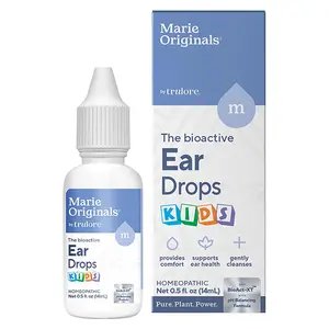 Marie Originals Natural Ear Drops for Kids – Gentle Homeopathic Ear Care for Children, Earwax Removal & Balance Support, 0.5 fl oz
